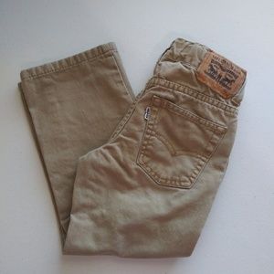 Levi's 514 Boys Khaki Jeans